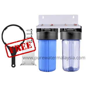 10"Double Stage Jumbo Big Blue Whole House Housing