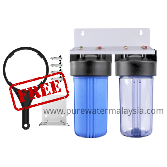 10"Double Stage Jumbo Big Blue Whole House Housing