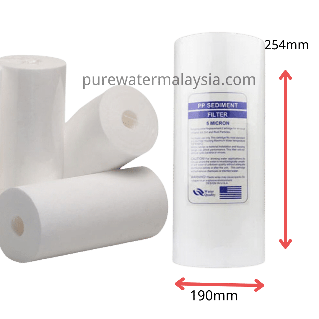 Big Blue Filter 10"Jumbo PP Fibre Filter Cartridge - Image 3