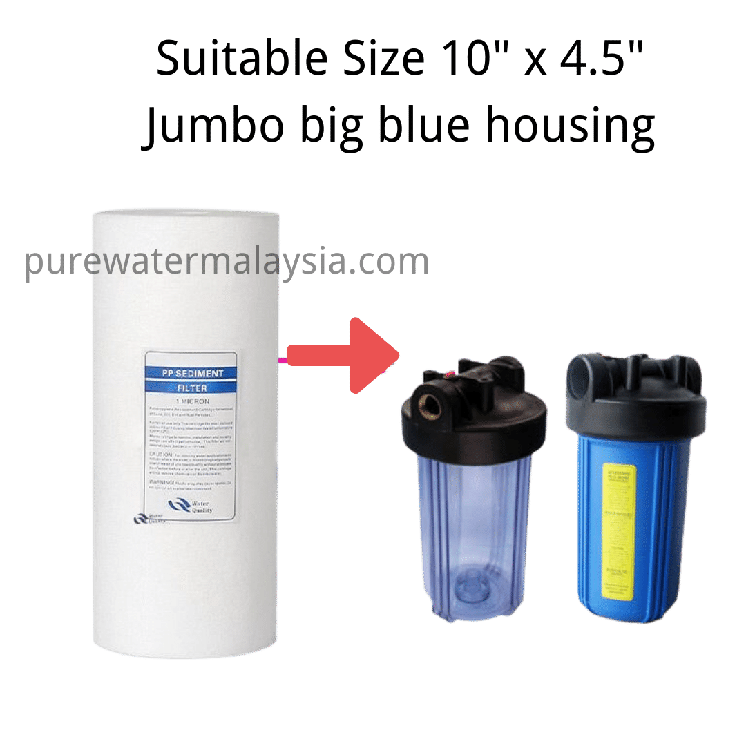 Big Blue Filter 10"Jumbo PP Fibre Filter Cartridge - Image 2