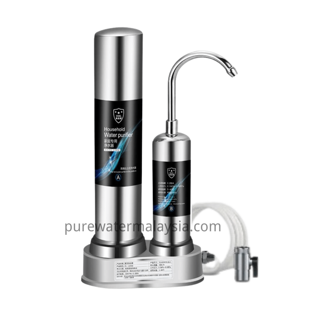 Water Purifier System 2 Stage Ultrafiltration filtration Stainless Steel