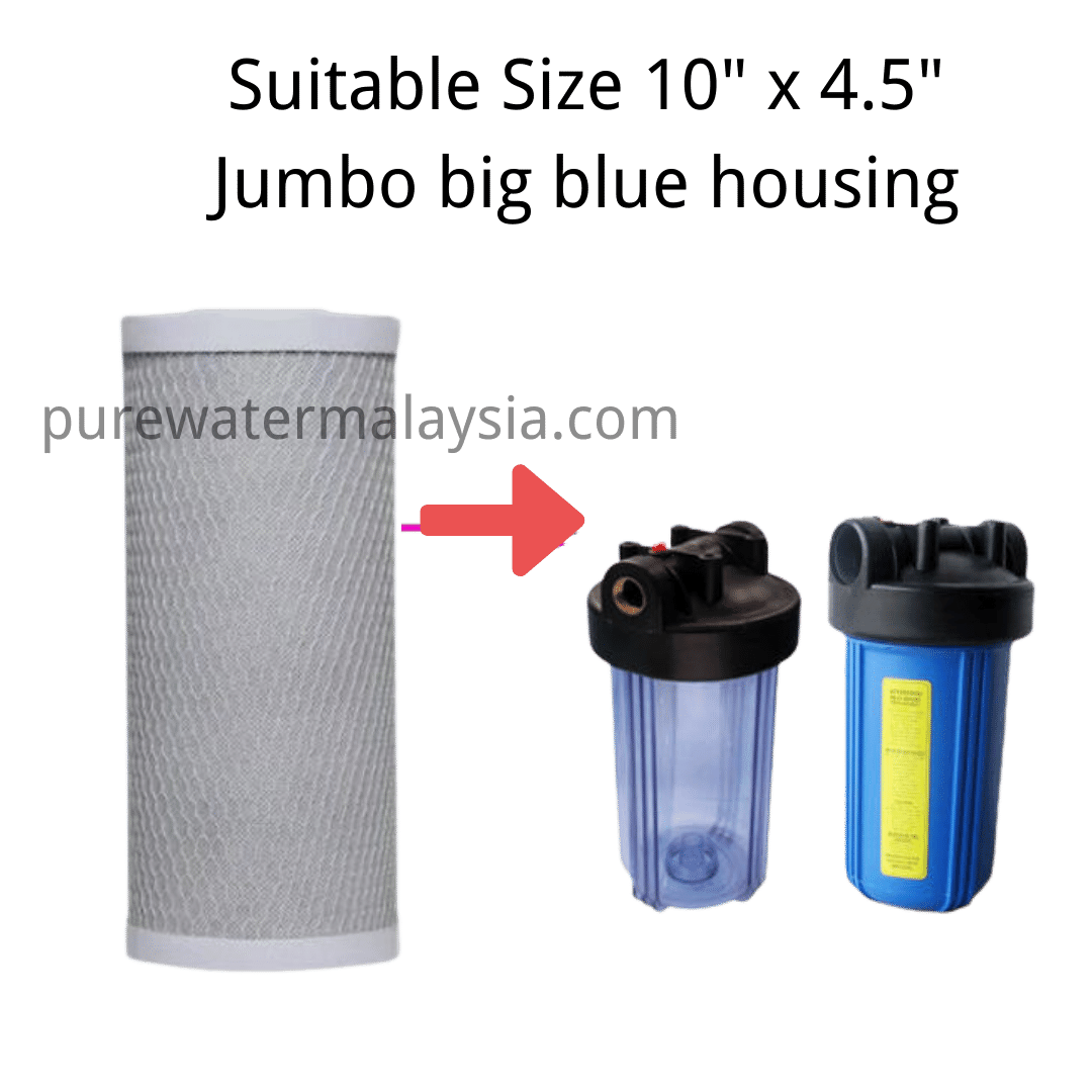 Big Blue Filter 10″Jumbo CTO Carbon Block Filter Cartridge - Image 4