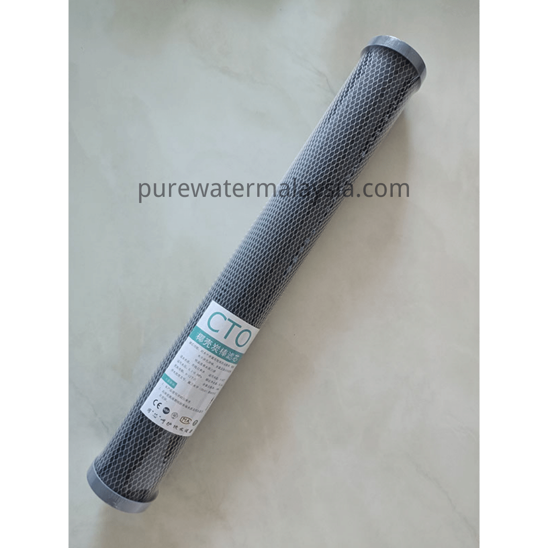CTO Carbon Block 20 inch Filter Cartridges (Black) - Image 3