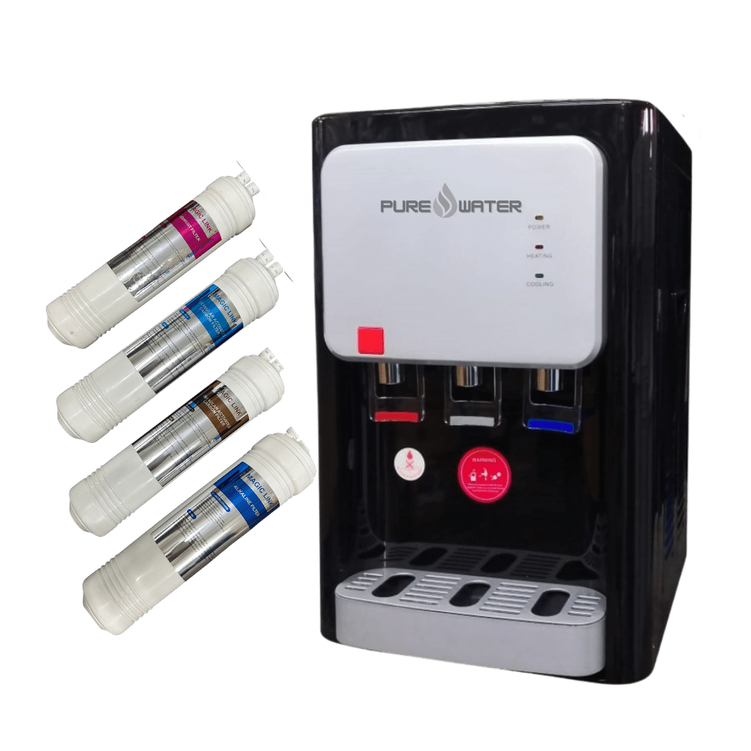 Hot Cold and Normal Water Dispenser Direct Paping Table Top