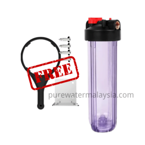 20″Jumbo Big Blue Transparent Whole House Housing Water Filter