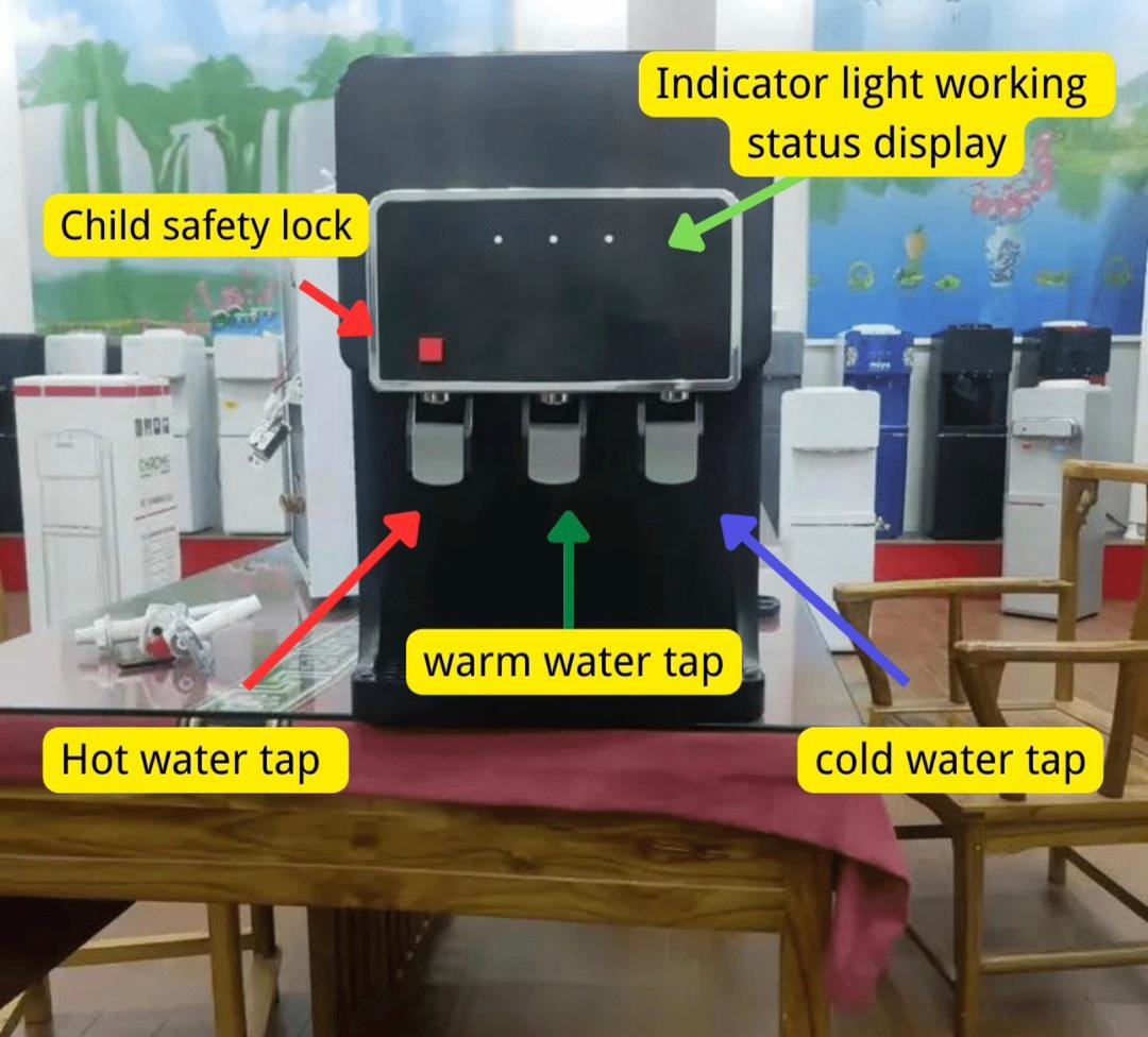 Pure Water Dispenser Hot Cold Normal Model-DQ-601 - Image 5