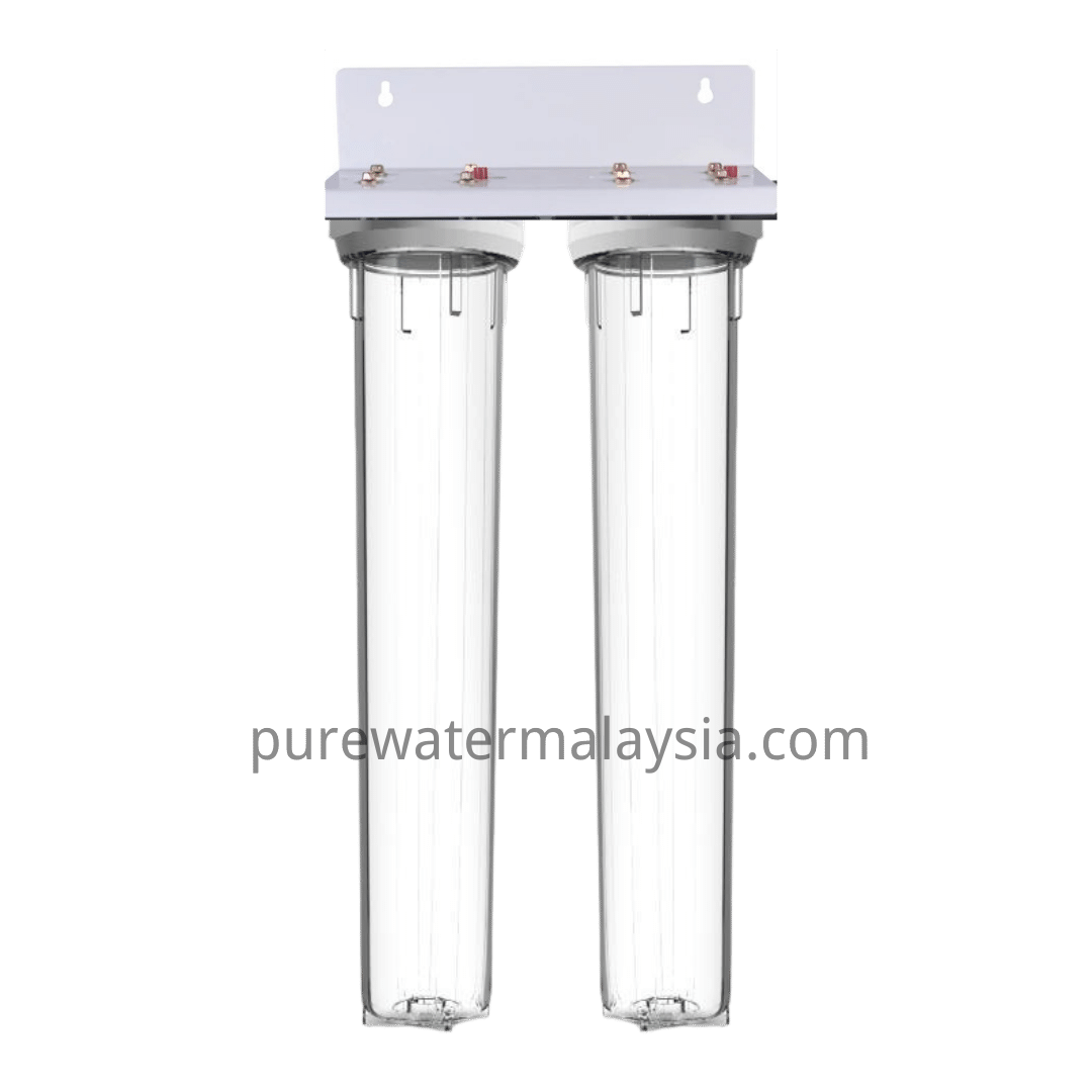 Double Housing Water Filter 20“inchi Transparent Housing | Pure Water ...