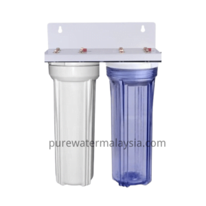 Double Ro Housing Water Filter 10″inchi Pre Filter (White Clear)