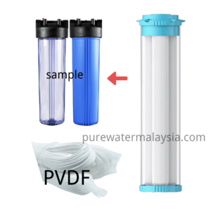 PVDF Membrane Filter 20″Jumbo Big Blue Filter Cartridge