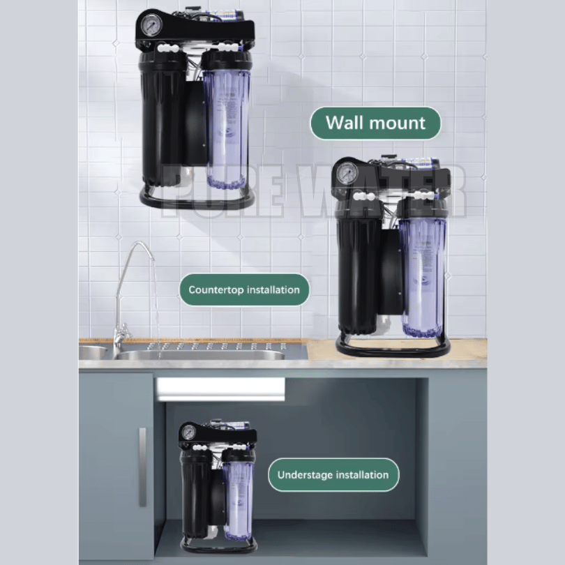 Home Desktop RO 5 Stage Reverse Osmosis Water Filter Purifier System - Image 3