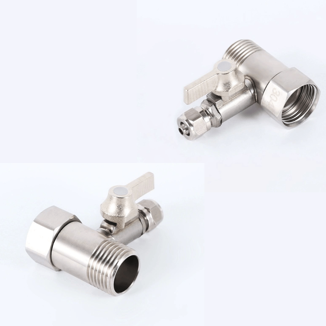 Ro Joint Adapter Connector Tee Inlet 1/2" to 1/4" - Image 8